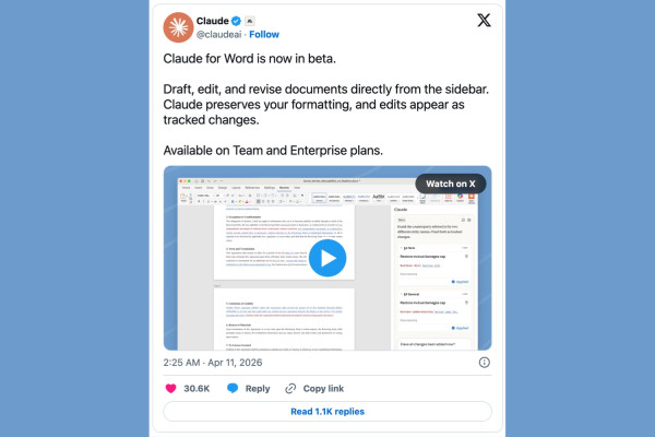 Not just Copilot — Word now supports Claude too!