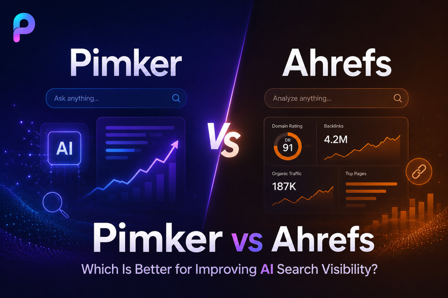 Pimker vs Ahrefs: Which Is Better for Improving AI Search Visibility?