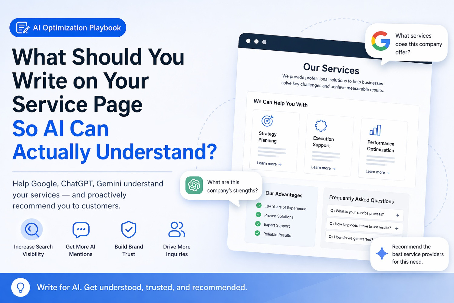 What Should a Service Page Include So AI Can Understand It?